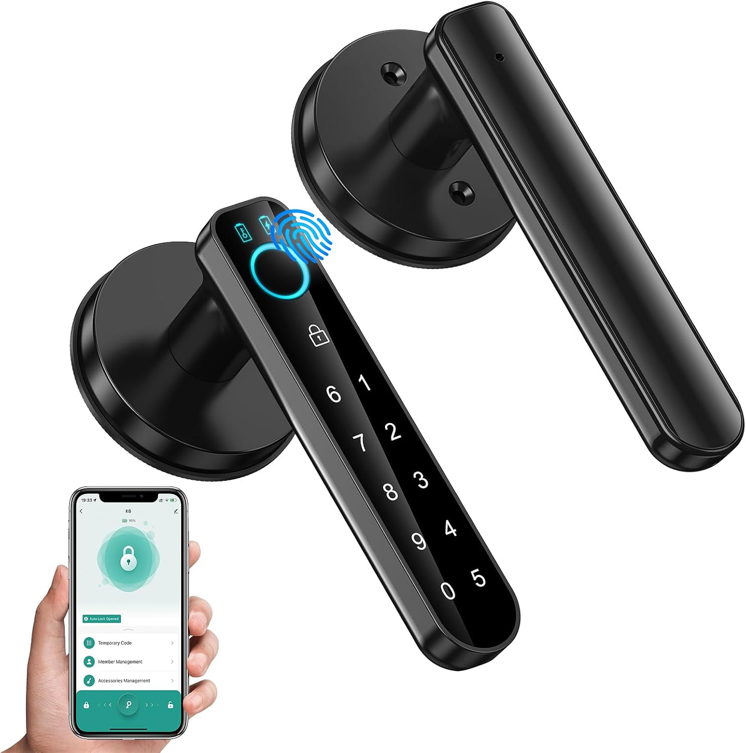 Cerradura inteligente dactilar