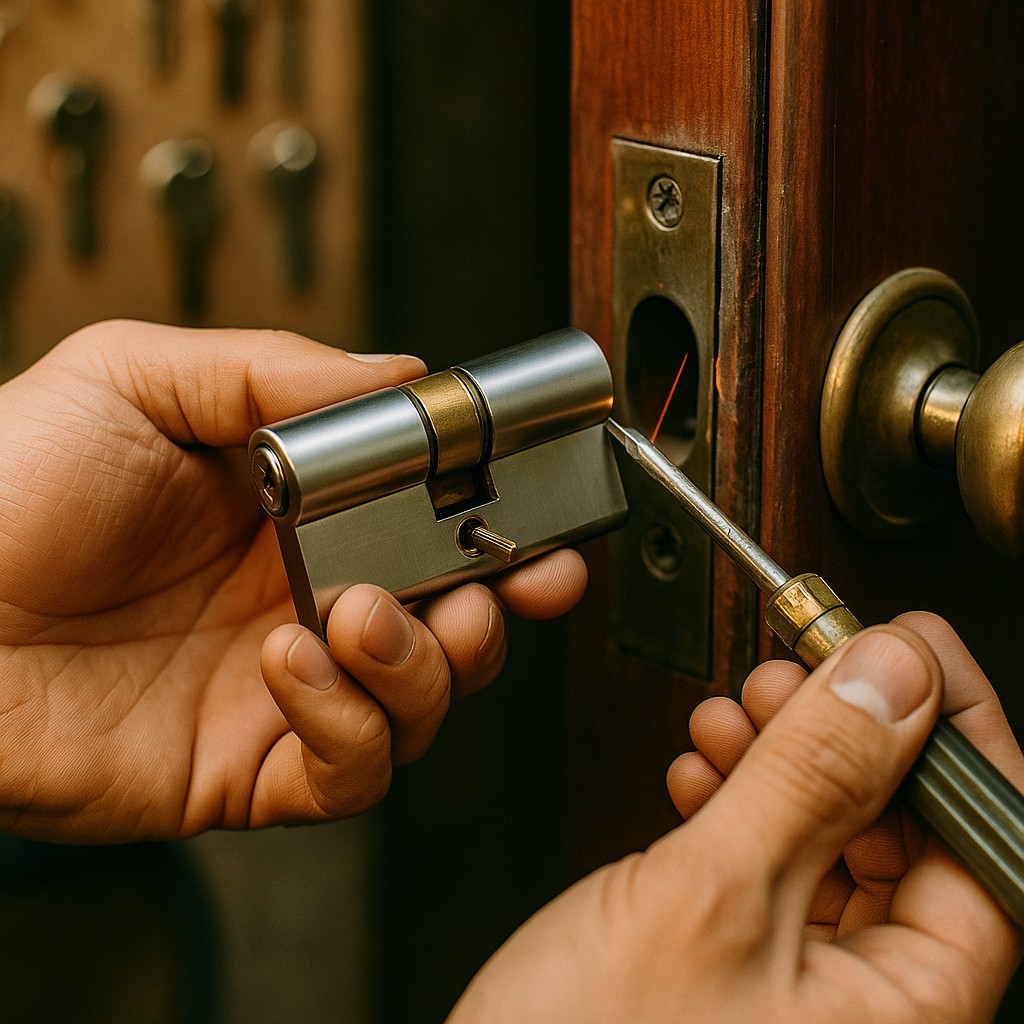 Instalación de cerraduras