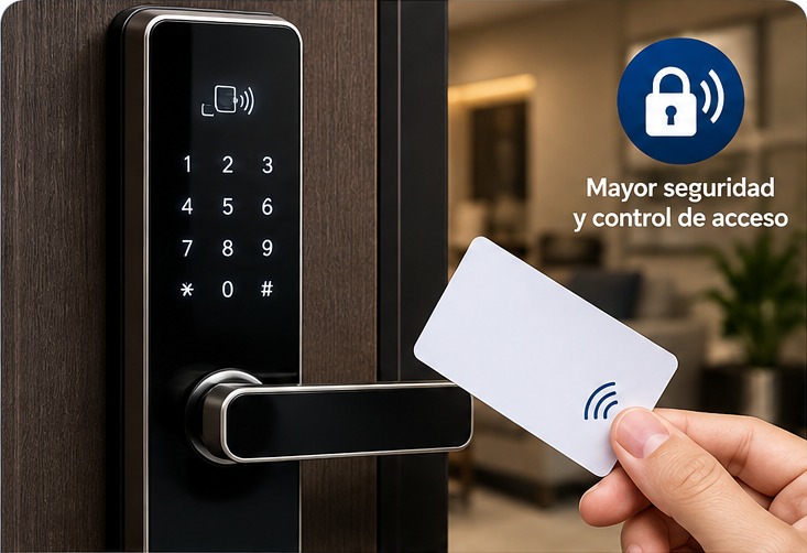 Tarjeta inteligente para cerradura digital